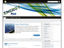 Tablet Screenshot of energyriot.com